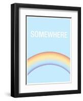 Somewhere is Over the Rainbow-null-Framed Art Print