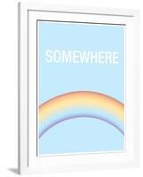 Somewhere is Over the Rainbow-null-Framed Art Print