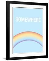 Somewhere is Over the Rainbow-null-Framed Art Print