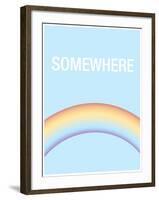 Somewhere is Over the Rainbow-null-Framed Art Print