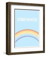 Somewhere is Over the Rainbow-null-Framed Art Print