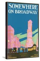 Somewhere on Broadway, Sheet Music, New York-null-Stretched Canvas