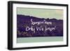 Somewhere Only We Know I-Vintage Skies-Framed Giclee Print