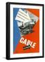 Somewhere There's Someone Who'd Just Love a Cable from You-null-Framed Art Print