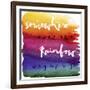 Somewhere-Color Bakery-Framed Giclee Print