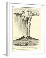 Somma and Vesuvius, the One Encircling the Other-null-Framed Giclee Print