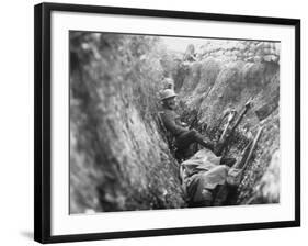 Somme Trench 1916-Robert Hunt-Framed Photographic Print