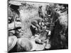 Somme Wounded 1916-Robert Hunt-Mounted Photographic Print