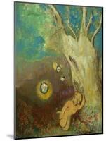 Sommeil de Caliban-Caliban's sleep (Shakespeare, The Storm), 1895-1900. Wood,48,3 x 38,5 cm-Odilon Redon-Mounted Giclee Print