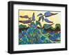 Sommerflieder-Karl Schmidt-Rottluff-Framed Art Print