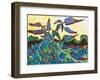 Sommerflieder-Karl Schmidt-Rottluff-Framed Art Print