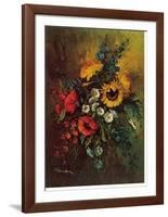 Sommerstrauss-Gerhard Nesvadba-Framed Art Print