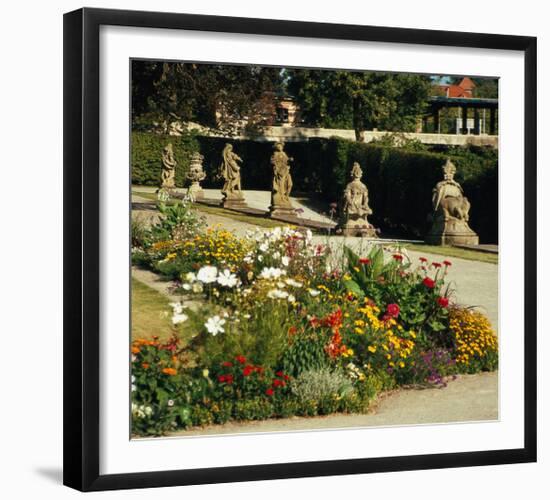 Somptuous Garden V-null-Framed Art Print