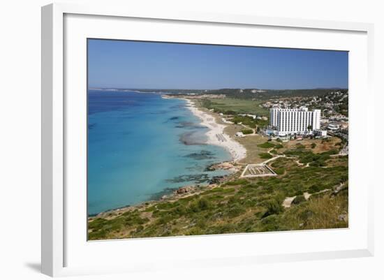 Son Bou, Menorca, Balearic Islands, Spain, Mediterranean-Stuart Black-Framed Photographic Print