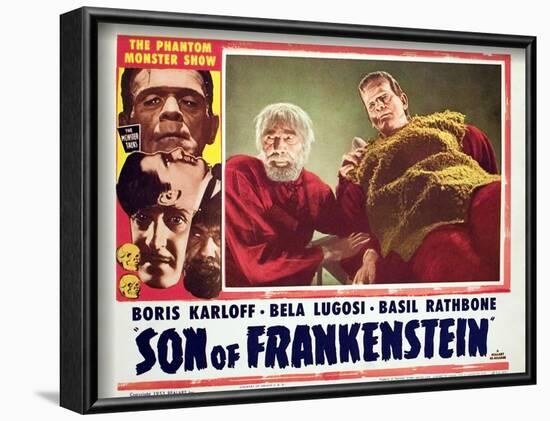 Son of Frankenstein, Bela Lugosi, Boris Karloff, 1939-null-Framed Art Print