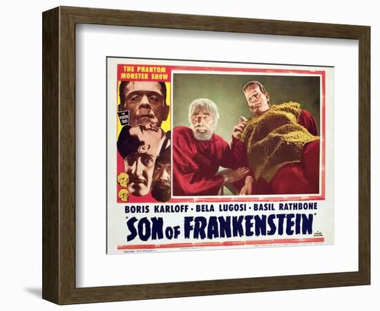 Son of Frankenstein, Bela Lugosi, Boris Karloff, 1939-null-Framed Art Print