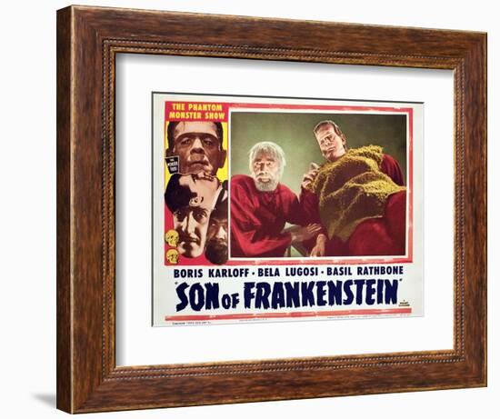 Son of Frankenstein, Bela Lugosi, Boris Karloff, 1939-null-Framed Art Print