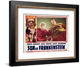 Son of Frankenstein, Bela Lugosi, Boris Karloff, 1939-null-Framed Art Print