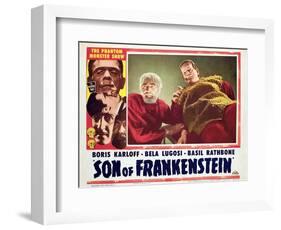 Son of Frankenstein, Bela Lugosi, Boris Karloff, 1939-null-Framed Art Print