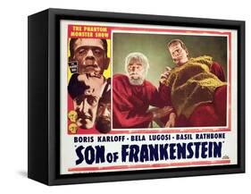 Son of Frankenstein, Bela Lugosi, Boris Karloff, 1939-null-Framed Stretched Canvas