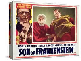 Son of Frankenstein, Bela Lugosi, Boris Karloff, 1939-null-Stretched Canvas