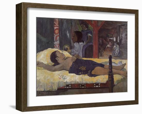 Son of God (Te Tamari No Atu), 1896-Paul Gauguin-Framed Giclee Print