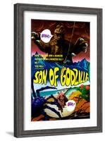 Son of Godzilla, (AKA Kaijuto No Kessen: Gojira No), 1967-null-Framed Art Print