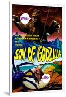 Son of Godzilla, (AKA Kaijuto No Kessen: Gojira No), 1967-null-Framed Art Print