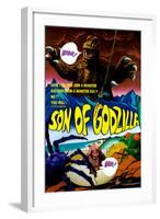 Son of Godzilla, (AKA Kaijuto No Kessen: Gojira No), 1967-null-Framed Art Print