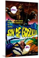 Son of Godzilla, (AKA Kaijuto No Kessen: Gojira No), 1967-null-Mounted Art Print