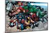 Son of Marvel Reading Chronology Cover: Thor-John Romita Jr^-Mounted Poster