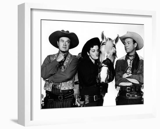 Son of Paleface, Bob Hope, Jane Russell, Trigger, Roy Rogers, 1952-null-Framed Photo