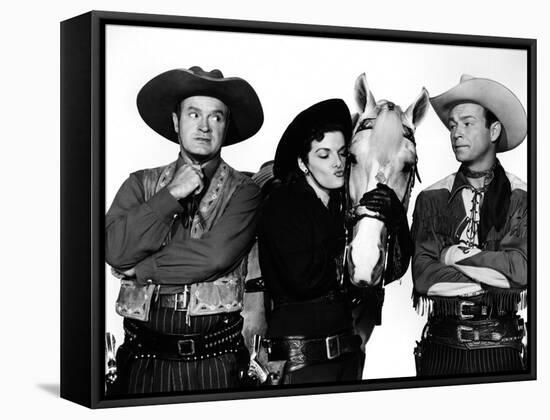 Son of Paleface, Bob Hope, Jane Russell, Trigger, Roy Rogers, 1952-null-Framed Stretched Canvas