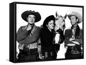 Son of Paleface, Bob Hope, Jane Russell, Trigger, Roy Rogers, 1952-null-Framed Stretched Canvas