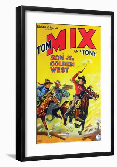 Son Of The Golden West - 1928-null-Framed Giclee Print