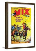 Son Of The Golden West - 1928-null-Framed Giclee Print