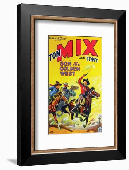 Son Of The Golden West - 1928-null-Framed Giclee Print