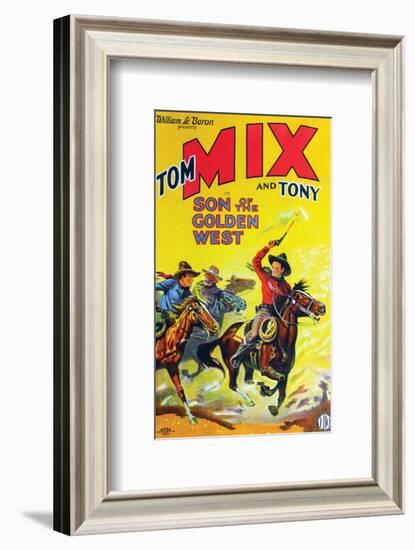 Son Of The Golden West - 1928-null-Framed Giclee Print