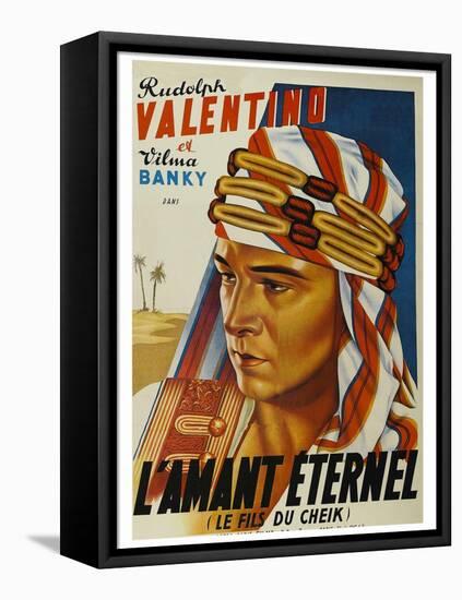 Son of the Sheik "L'Amant Eternel"-null-Framed Stretched Canvas