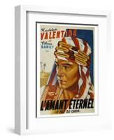 Son of the Sheik "L'Amant Eternel"-null-Framed Art Print