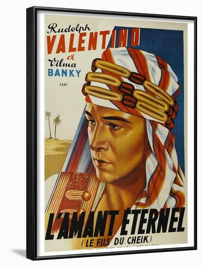 Son of the Sheik "L'Amant Eternel"-null-Framed Art Print