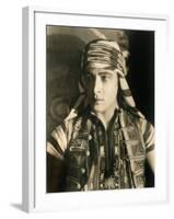 SON OF THE SHEIK, Rudolph Valentino, 1926-null-Framed Art Print