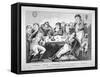 Son's of Harmony - Scene Chandois Street, 1801-Isaac Cruikshank-Framed Stretched Canvas