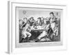 Son's of Harmony - Scene Chandois Street, 1801-Isaac Cruikshank-Framed Giclee Print