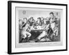 Son's of Harmony - Scene Chandois Street, 1801-Isaac Cruikshank-Framed Giclee Print