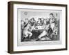 Son's of Harmony - Scene Chandois Street, 1801-Isaac Cruikshank-Framed Giclee Print