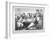 Son's of Harmony - Scene Chandois Street, 1801-Isaac Cruikshank-Framed Giclee Print