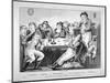 Son's of Harmony - Scene Chandois Street, 1801-Isaac Cruikshank-Mounted Premium Giclee Print