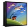 Song at Sunset-Cindy Thornton-Framed Stretched Canvas