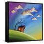 Song at Sunset-Cindy Thornton-Framed Stretched Canvas